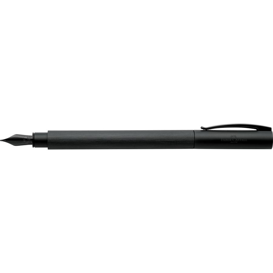 Faber-Castell - Ambition All Black fountain pen, M, black