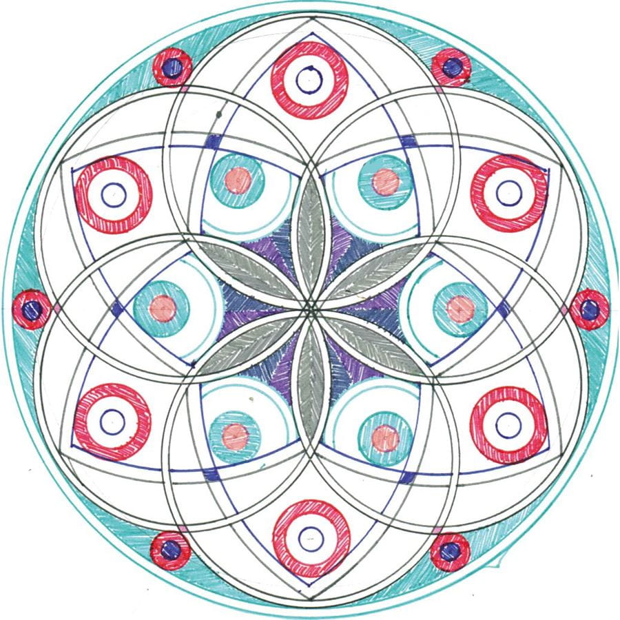 Faber-Castell - Quick-set compass creativity set, 4 pieces