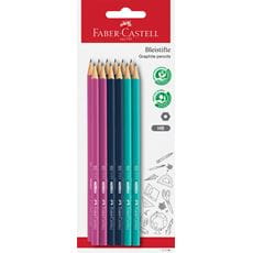 Faber-Castell - Graphite pencil 1111 HB coloured BC 12x