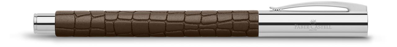 Faber-Castell - Ambition 3D Croco fountain pen, B, brown