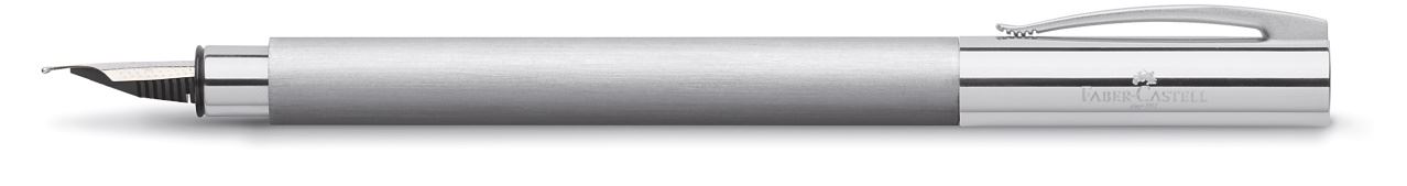 Faber-Castell - Ambition Stainless Steel fountain pen, F, silver
