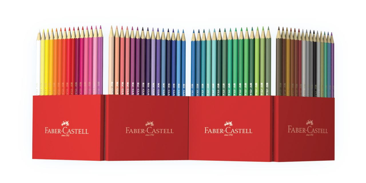 Faber-Castell - Classic Colour colour pencil, cardboard wallet of 60