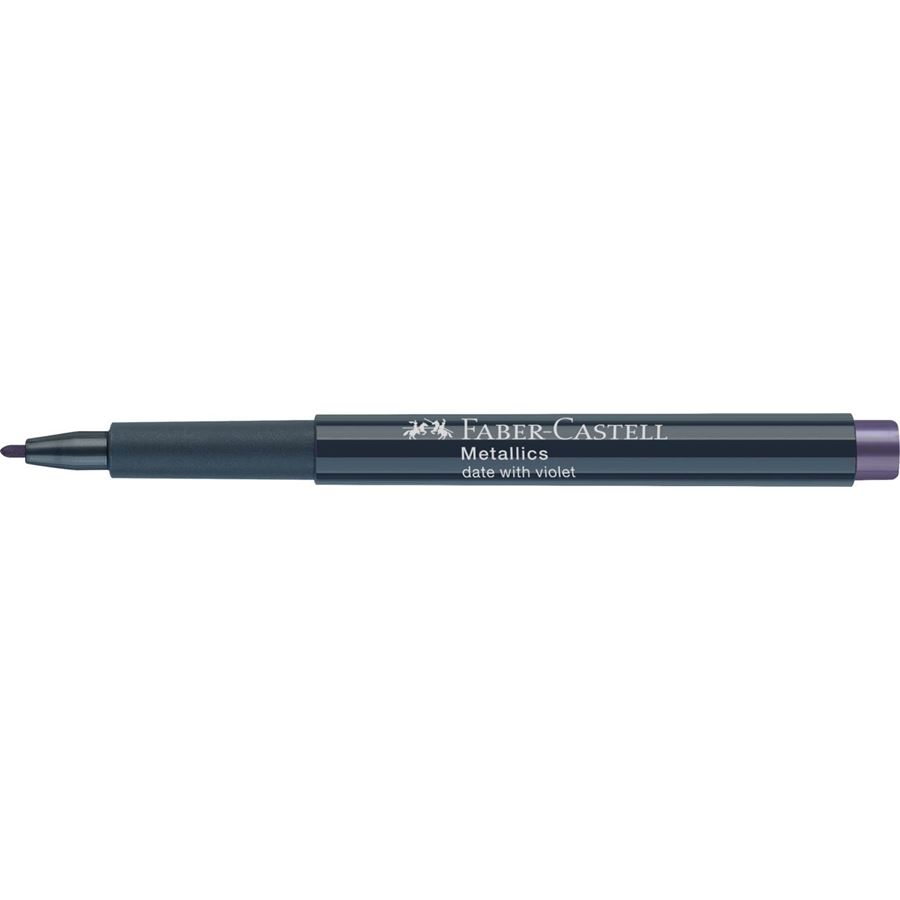 Faber-Castell - Metallics marker, colour date with violet