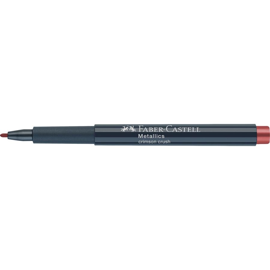 Faber-Castell - Metallics marker, colour crimson crush