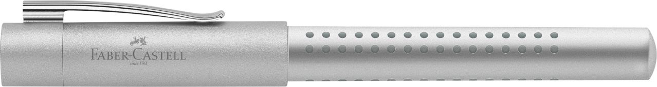 Faber-Castell - Grip 2011 fountain pen, nib width B, silver