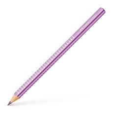 Faber-Castell - Graphite pencil Jumbo Sparkle, violet metallic