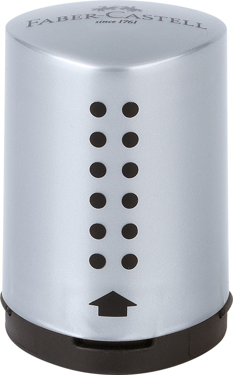 Faber-Castell - Grip Mini sharpening box, silver