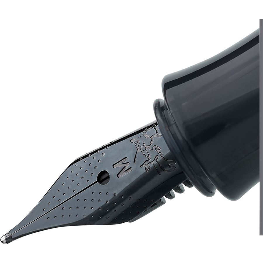 Faber-Castell - Fountain pen Hexo black matt extra fine