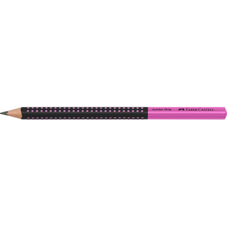 Faber-Castell - Graphite pencil Jumbo Grip Two Tone black/pink