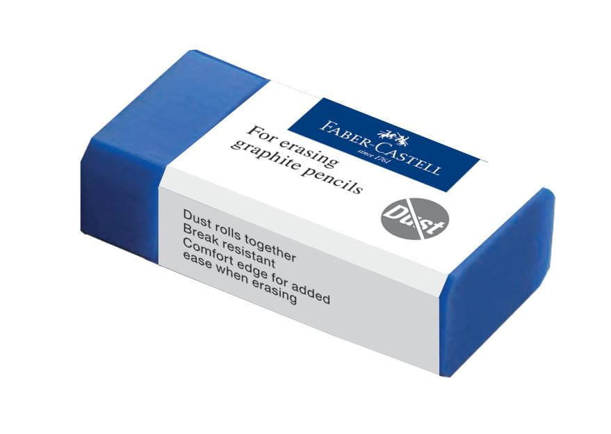 Faber-Castell - Dust-free eraser, blue