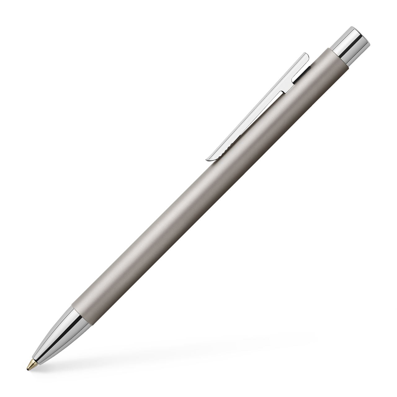 Faber-Castell - Neo Slim Stainless Steel ballpoint pen, M, silver matt