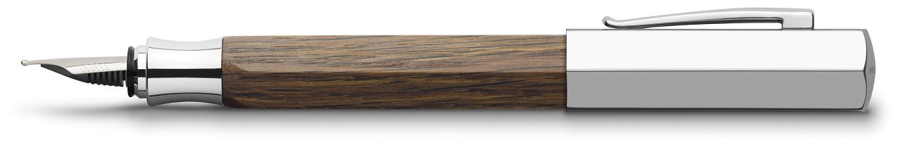 Faber-Castell - Ondoro smoked oak fountain pen, M