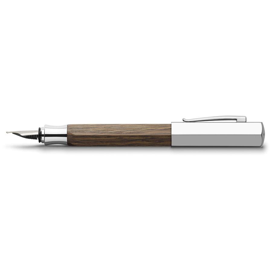 Faber-Castell - Ondoro smoked oak fountain pen, M