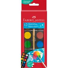 Faber-Castell - Watercolour paint box 12 colours