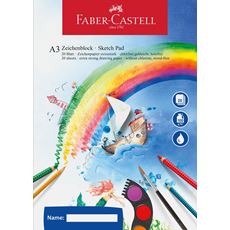 Faber-Castell - Drawing pad, A3, 20 sheets, 100g/m2